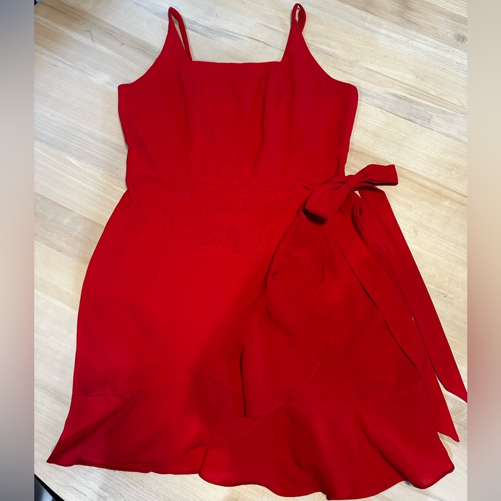 Red Ruffle Dress size L